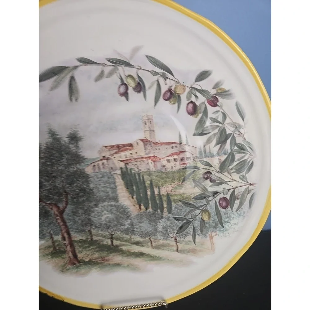 Vintage Sur La Table The Art Of Soul of Cooking Dinner Plate 15'' Made in Italy